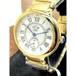 GV2 Gevril Women's Watch 12202B Rome Swiss Quartz Limited Edition Gold 3…